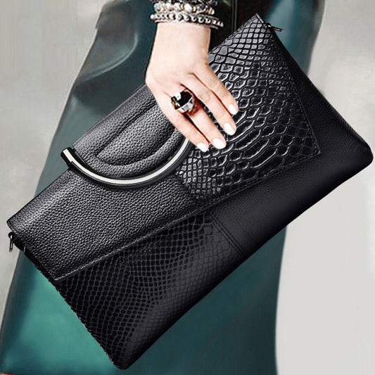 Women's Leather Clutch Bag